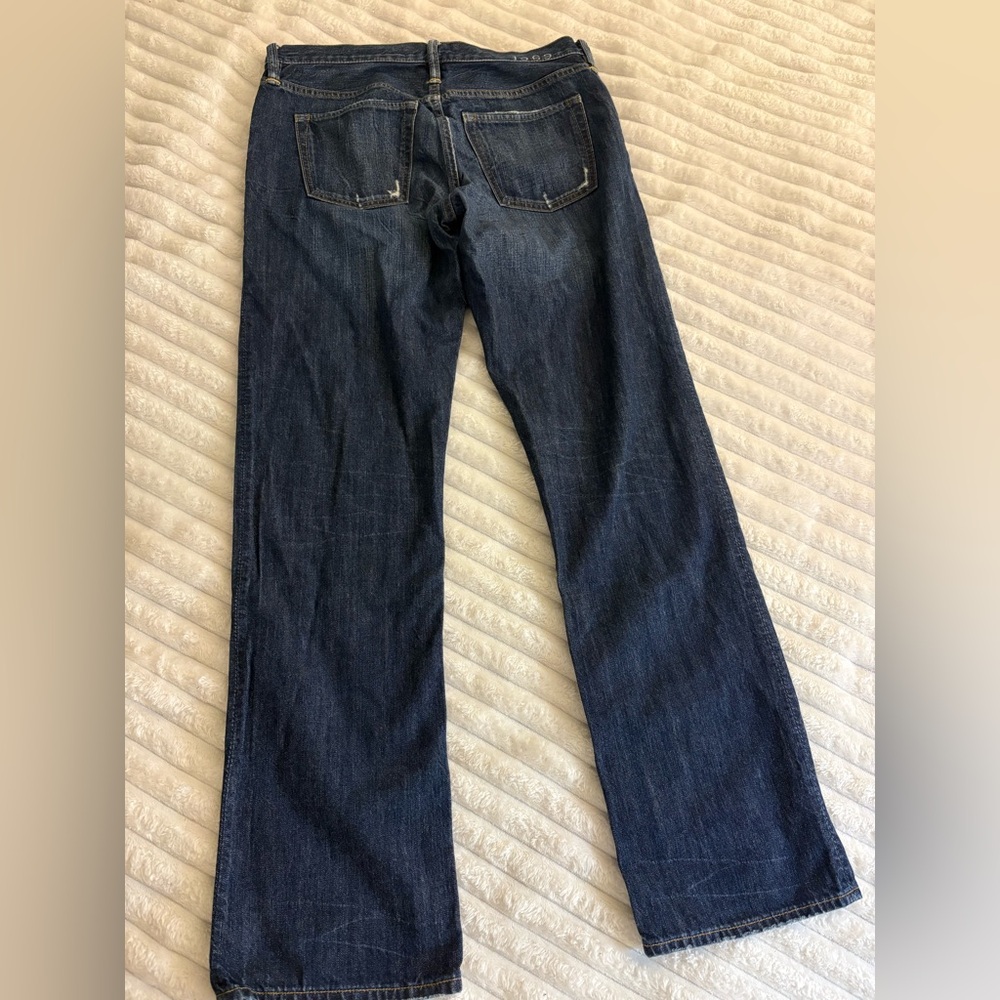 GAP Men's Relaxed Fit Dark Blue Jeans ,Y2K 100% cotton ,30x32 - Picture 5 of 10